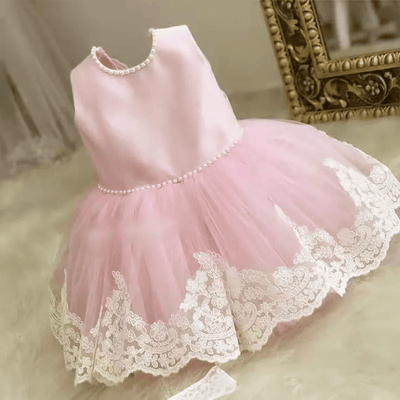 Baby rosa hochzeitskleid 