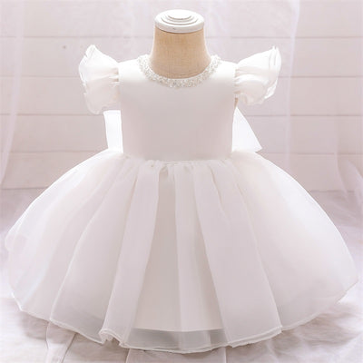 Taufkleid Perlen